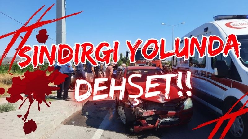 Balıkesir’den Sındırgı ilçesine seyir halinde giden bir otomobil, arkadan gelen