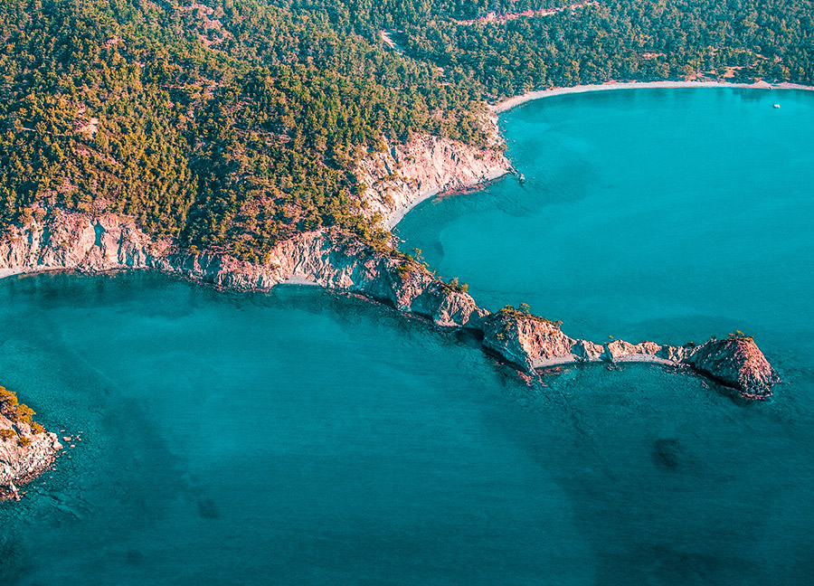 Mavi ve Yeşilin Kucaklaştığı Saklı Koy alacasu cennet koyu sahil - Marmara Bölge Gazetesi