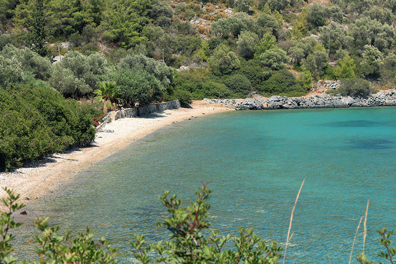 Arpabükü Koyu, Muğla’nın saklı cennetlerinden biri olarak berrak denizi, altın
