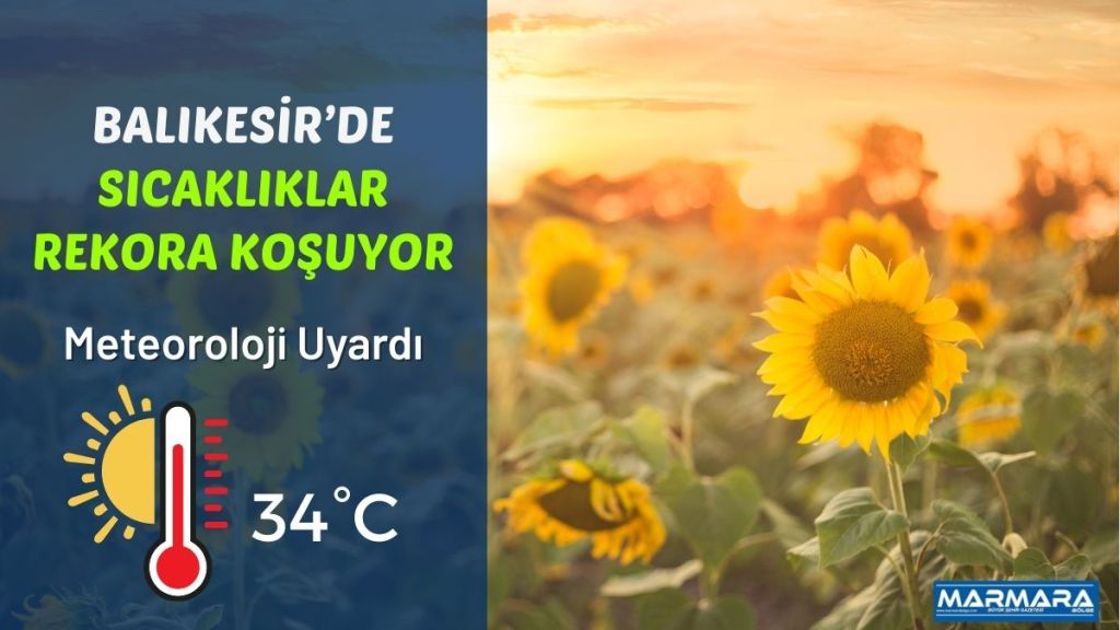 Balıkesir’de 14 Ağustos Perşembe günü hava oldukça sıcak geçecek. Meteoroloji