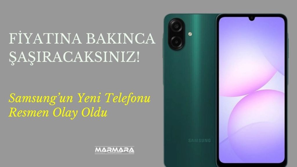 Samsung, giriş seviyesindeki kullanıcıları hedefleyen en yeni modeli Galaxy A07'yi