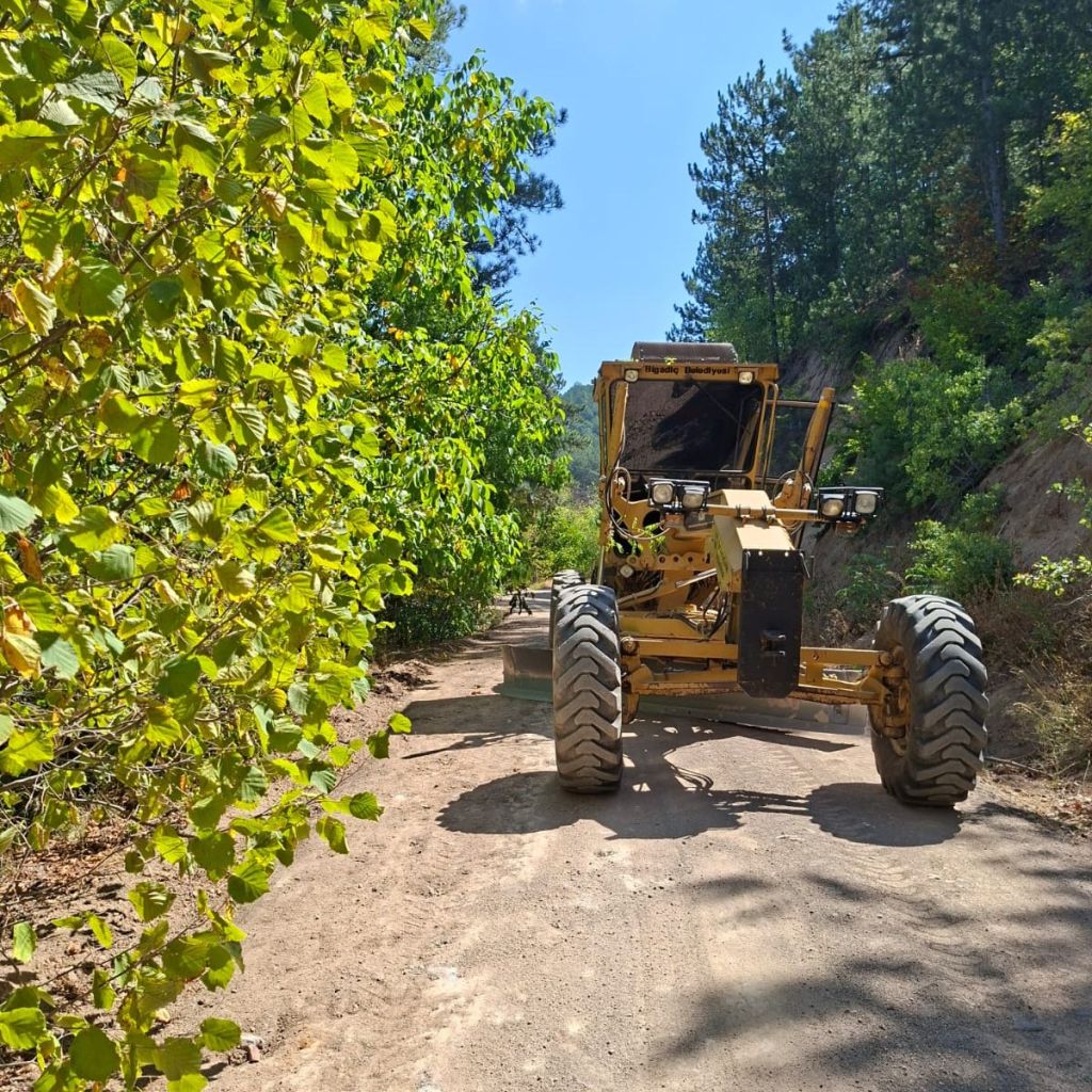 Bigadiç Belediyesi, kırsal mahallelerde ulaşımı kolaylaştırmak için arazi yol çalışmalarını