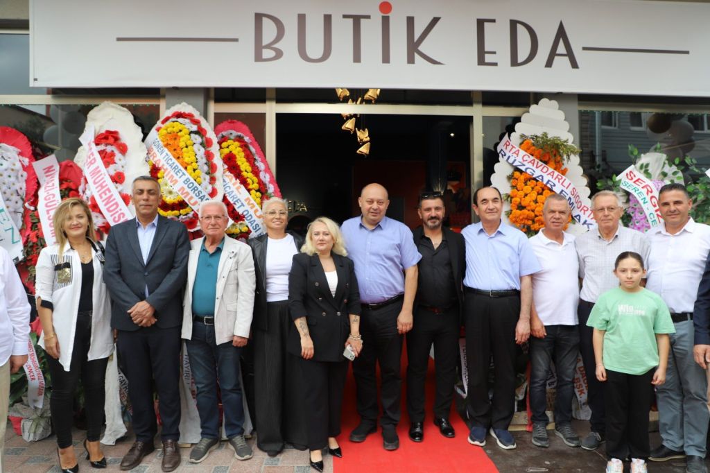 Gönen’de Eda Tekgöz Dinçer’e ait Butik Eda, Belediye Başkanı İbrahim