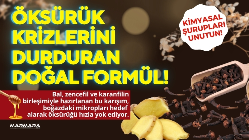 Kuru öksürüğü doğal yollarla kesmek isteyenlere babaannelerden miras kalan 3