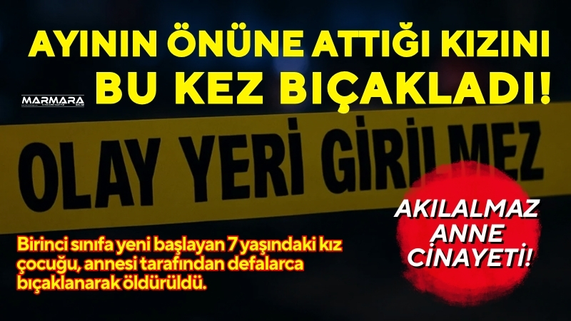 Birinci sınıfa yeni başlayan 7 yaşındaki kız çocuğu, annesi tarafından