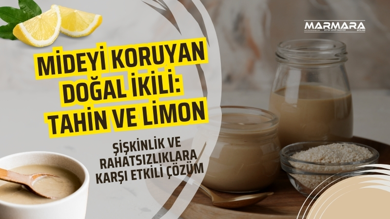 Sabahları 1 tatlı kaşığı tahinin üzerine birkaç damla limon sıkarak