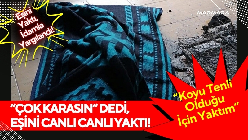 Hindistan’da, eşinin koyu ten rengini hedef alarak onu diri diri