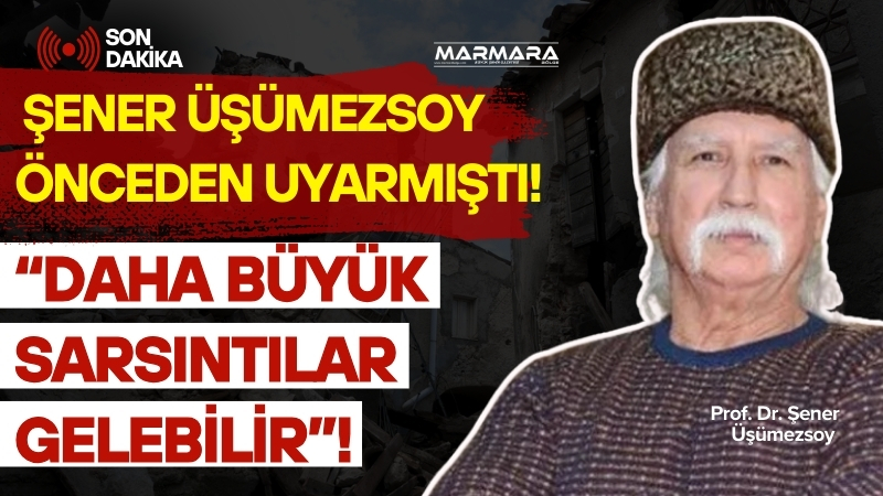 Habertürk TV’ye bağlanan Prof. Dr. Şener Üşümezsoy, Kütahya Simav’da meydana