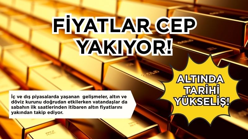 İç ve dış piyasalarda yaşanan gelişmeler, altın ve döviz kurunu