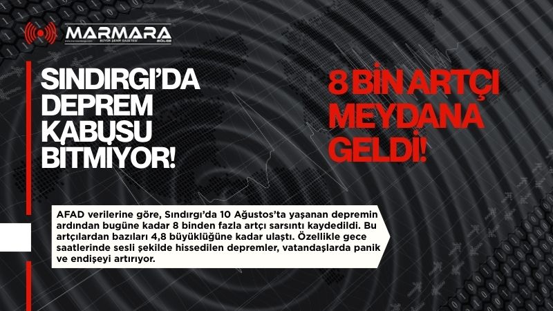 Balıkesir’in Sındırgı ilçesinde 10 Ağustos’ta meydana gelen 6,1 büyüklüğündeki depremin