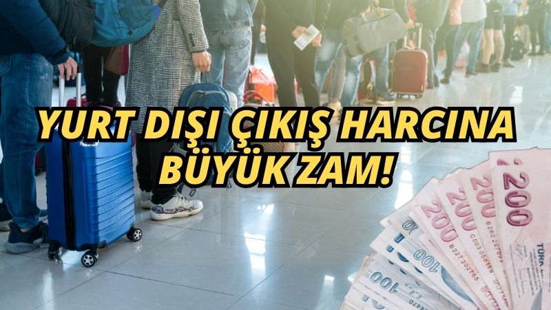 Cumhurbaşkanı kararıyla yurt dışı çıkış harcı artırıldı. Resmi Gazete’de yayımlanan