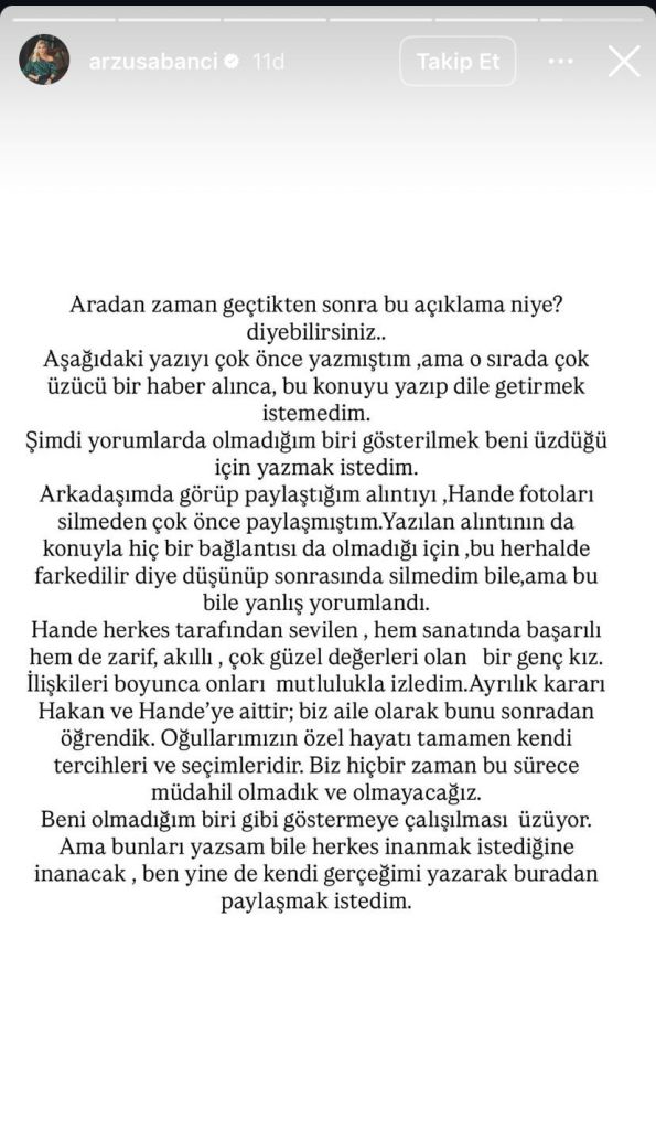 Arzu Sabancı’dan Ayrılık Hakkında Açıklama f9aa849d 04ad 41cf 95f2 ae99842ec872 - Marmara Bölge Gazetesi