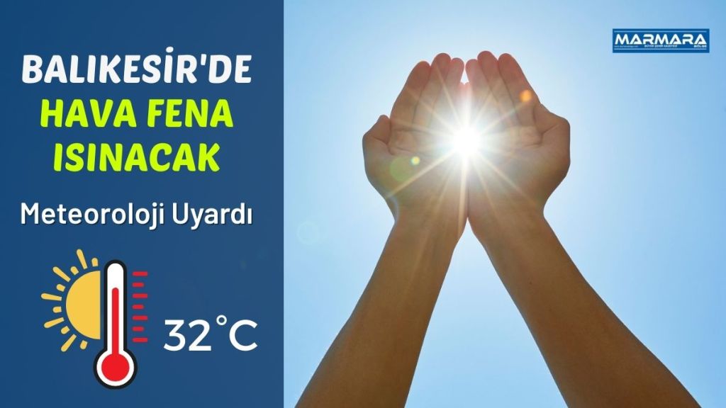 2 Eylül 2025 Salı günü Balıkesir'de hava parçalı az bulutlu