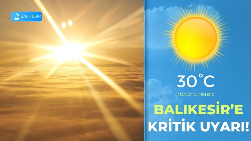 Meteoroloji verilerine göre Balıkesir’de 9 Eylül Salı günü parçalı bulutlu