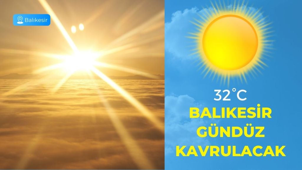 Meteoroloji Genel Müdürlüğü’nün günlük hava durumu raporuna göre Balıkesir’de 12