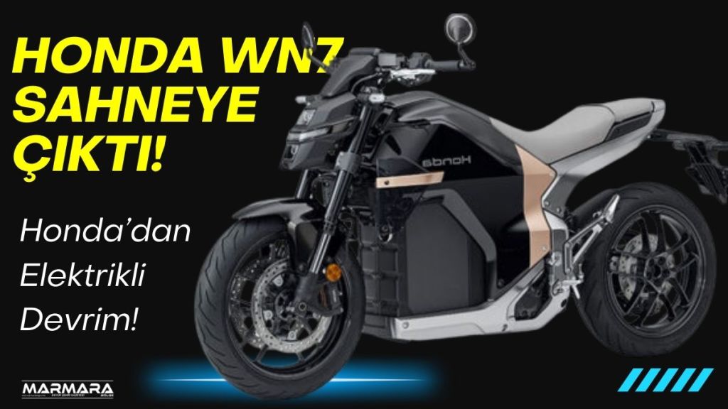 Honda, Avrupa pazarına özel geliştirdiği yeni elektrikli motosikleti WN7’yi görücüye