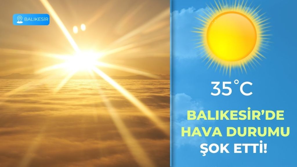 Meteoroloji Genel Müdürlüğü, 27 Eylül Cumartesi günü Balıkesir için günlük