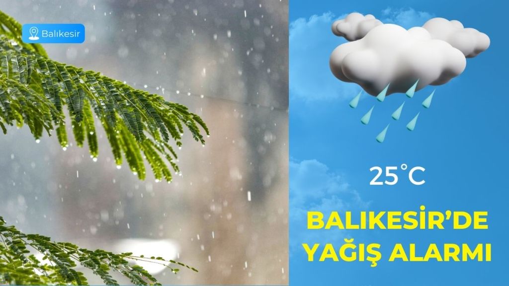 Meteoroloji Genel Müdürlüğü’nün günlük hava durumu raporuna göre Balıkesir’de 28