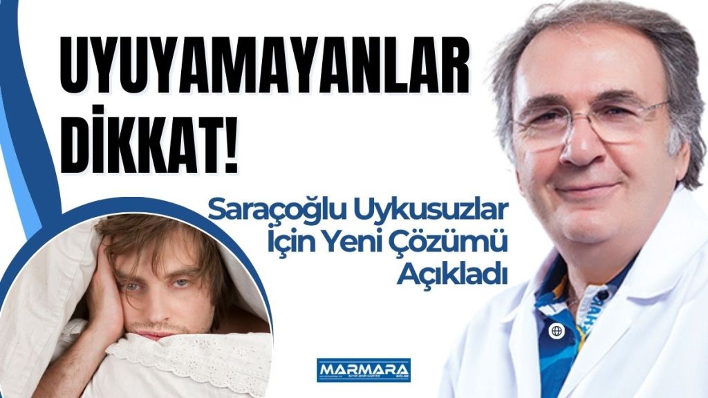 Prof. Dr. İbrahim Saraçoğlu, YouTube programında yaptığı açıklamada uykusuzluk şikâyeti