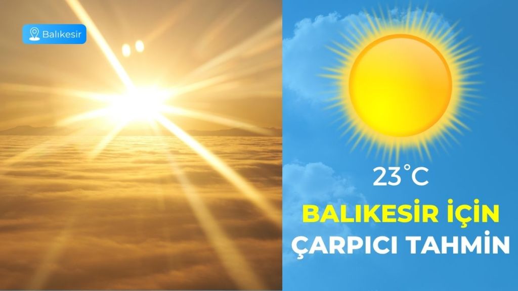 Meteoroloji Genel Müdürlüğü, Balıkesir için 1 Ekim Çarşamba günü günlük