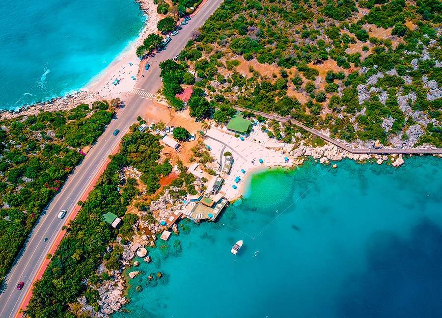 Turkuazla Altın Sarısının Buluştuğu Sessiz Kumsal incebogaz plaji kas 000 - Marmara Bölge Gazetesi