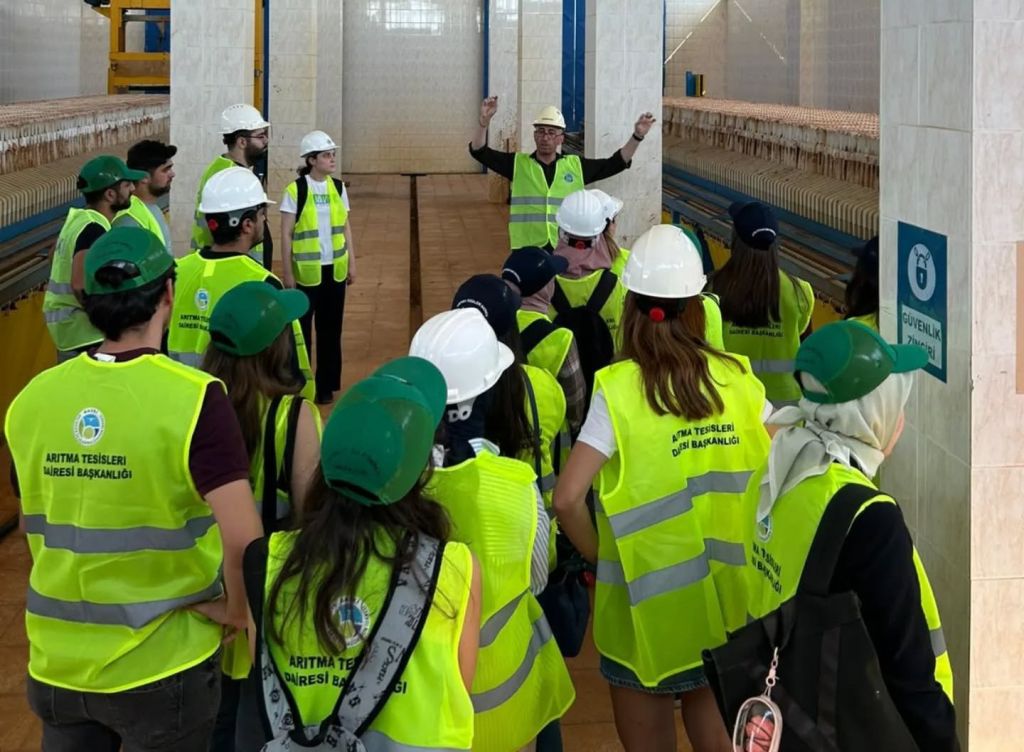 Balıkesir Üniversitesi Tıp Fakültesi öğrencileri, Merkez İçme Suyu Arıtma Tesisi’nde