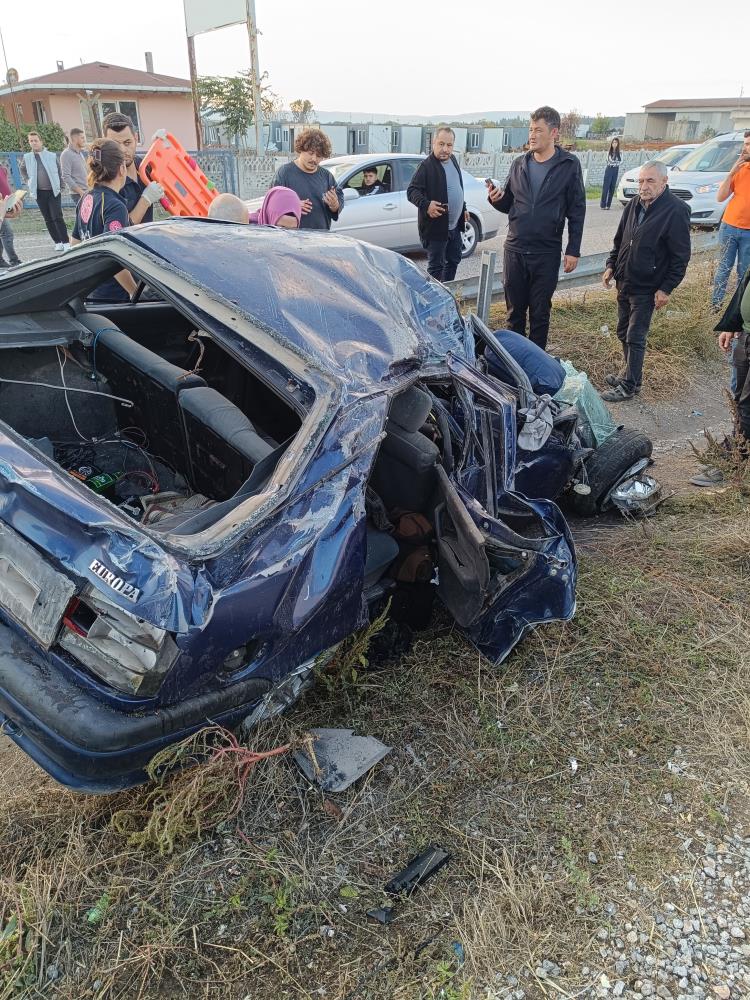 Balıkesir’in Gönen ilçesi ile Bandırma arasında bulunan karayolunun 5. kilometresinde