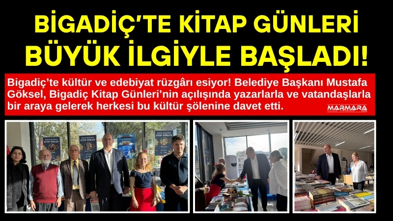 Bigadiç’te kültür ve edebiyat rüzgârı esiyor! Belediye Başkanı Mustafa Göksel,