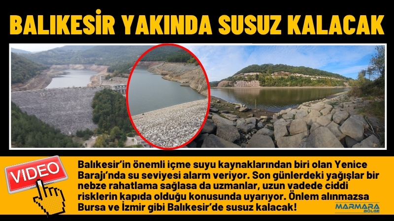 Balıkesir’in önemli içme suyu kaynaklarından biri olan Gönen Çayı üzerinde