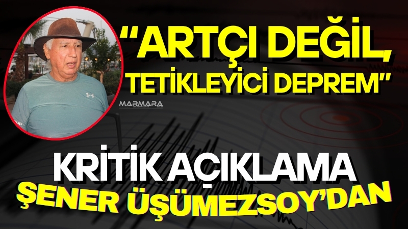 Balıkesir’in Sındırgı ilçesinde meydana gelen 6.1 büyüklüğündeki deprem sonrası açıklama