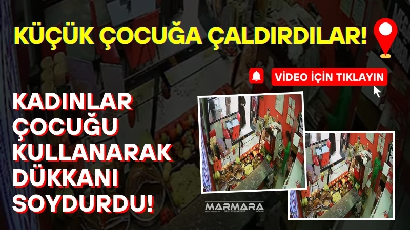 Bursa’nın İnegöl ilçesinde iki kadın, yanlarındaki küçük çocuğu kullanarak bir