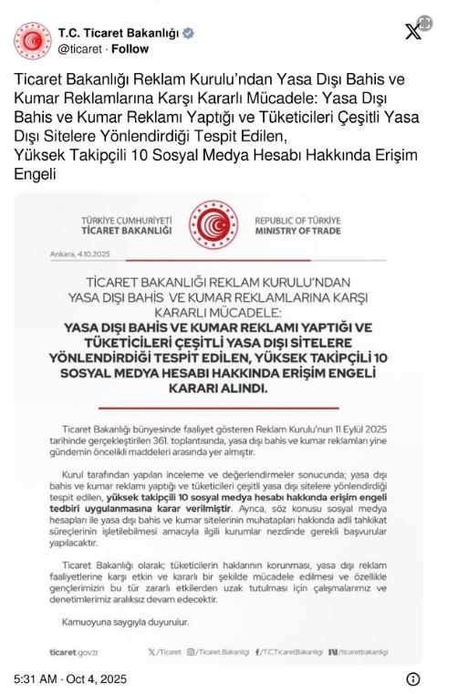 Yüksek Takipçili 10 Sosyal Medya Hesabı Erişime Engellendi Ekran Alintisi 4 - Marmara Bölge Gazetesi