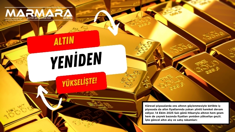 Küresel piyasalarda ons altının güçlenmesiyle birlikte iç piyasada da altın