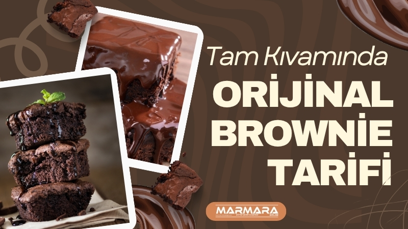 Tam kıvamında, dışı çatlak içi yumuşacık orijinal brownie tarifiyle evde