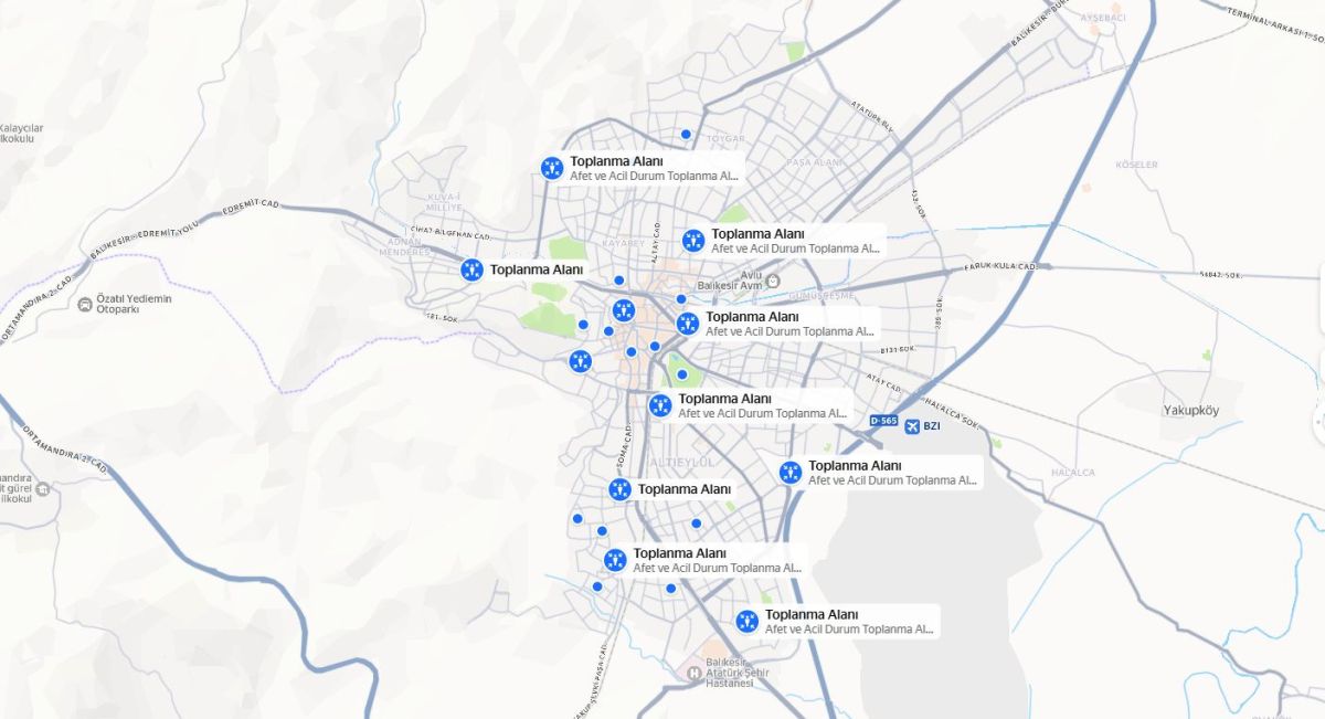 Deprem Anında Nereye Gidileceğini Biliyor musunuz? İşte Karesi’de Afet Toplanma Alanları… afet 1 1 - Marmara Bölge Gazetesi
