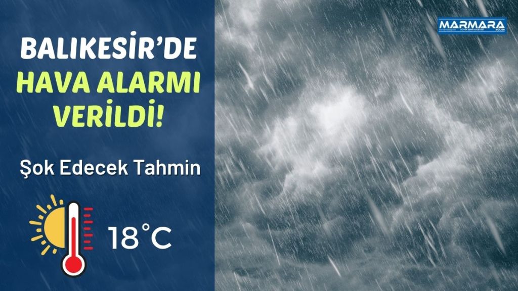 Balıkesir’de 8 Ekim Çarşamba günü hava durumu merakla araştırılıyor. Meteoroloji