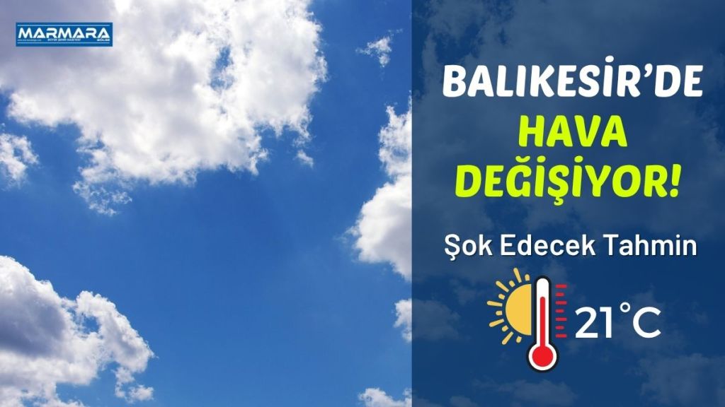 Meteoroloji Genel Müdürlüğü (MGM), 14 Ekim Salı günü için Balıkesir