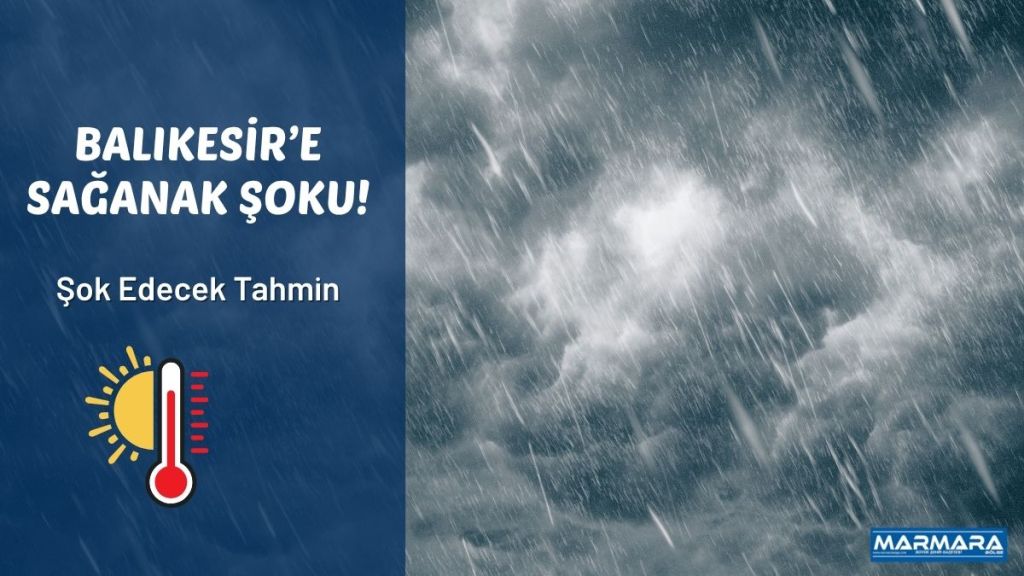 Meteoroloji Genel Müdürlüğü verilerine göre, Balıkesir’de 24 Ekim Cuma günü