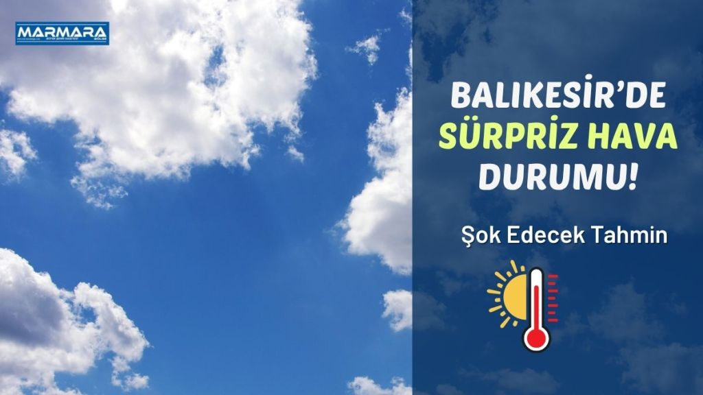 Meteoroloji Genel Müdürlüğü, 29 Ekim Çarşamba günü için Balıkesir günlük