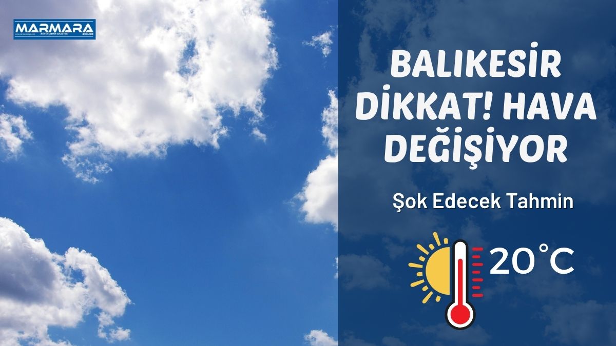 Meteoroloji Genel Müdürlüğü (MGM), 31 Ekim Cuma günü için Balıkesir