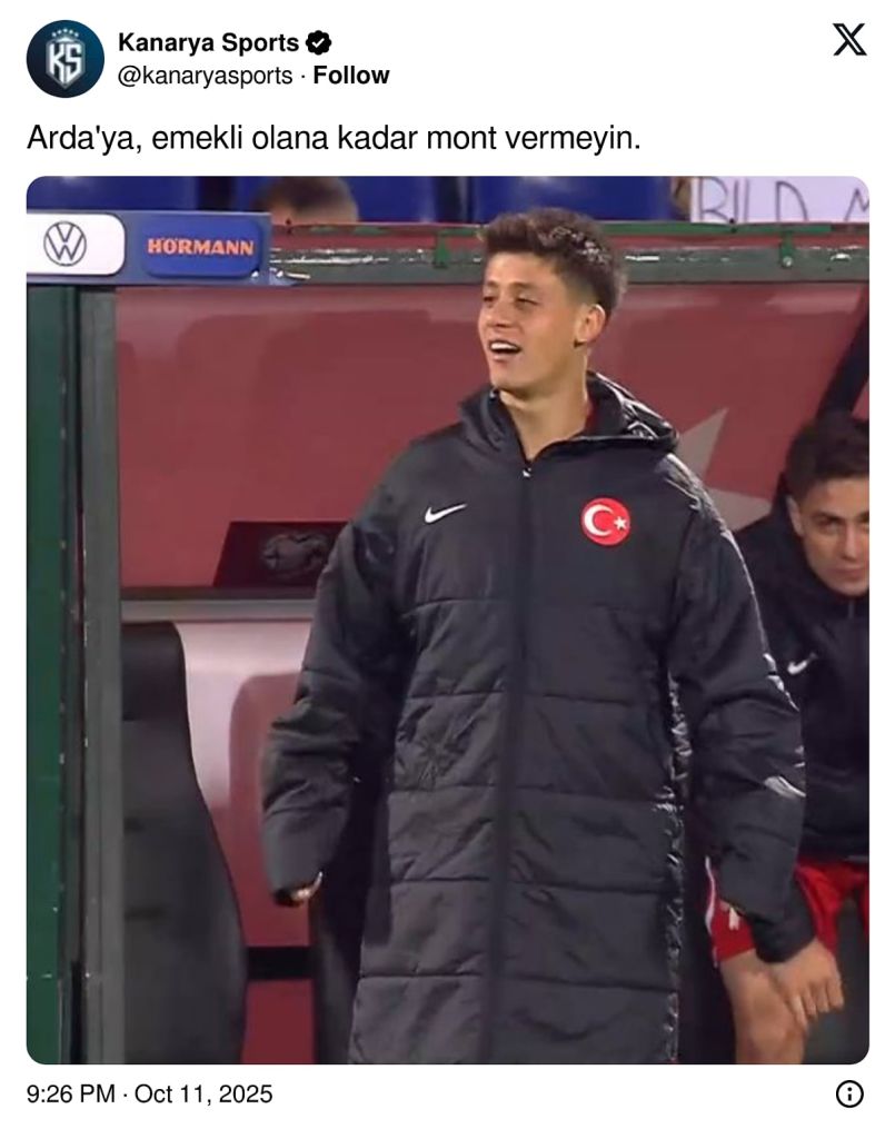 Arda Güler'in Bulgaristan Maçında Giydiği Mont Viral Oldu s 7acf64771c9aed02b8bbe8cac9493cbba7986b90 - Marmara Bölge Gazetesi