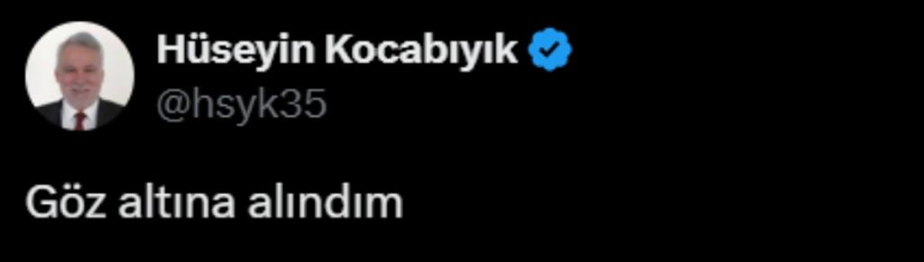 Eski AKP İzmir Milletvekili Hüseyin Kocabıyık Gözaltına Alındı s c57b8e6bb62bb7604c8479380342b02e6f2c5e56 - Marmara Bölge Gazetesi