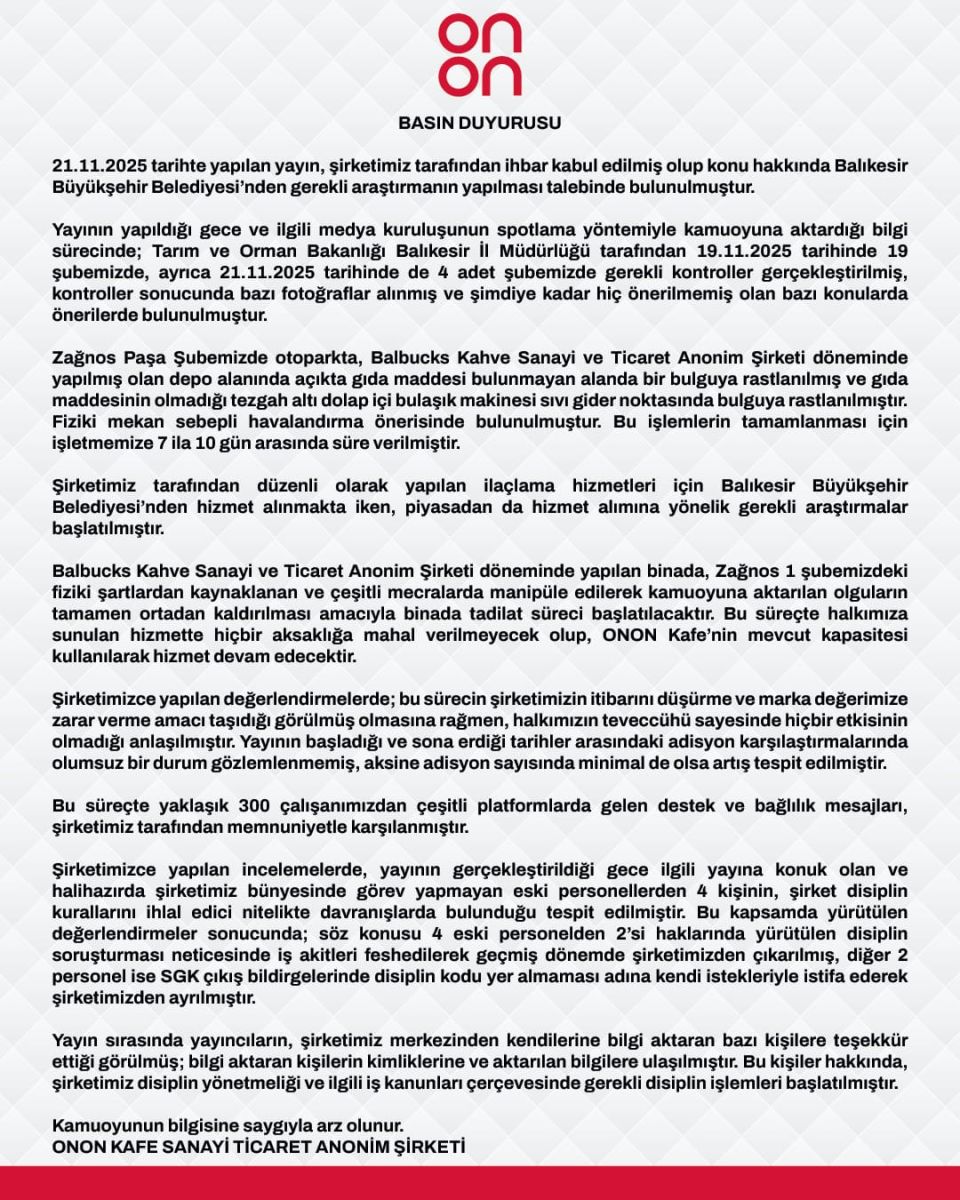 ONON Kafe’den Depo Bombası: “Gerçekler Gizlendi!” 29af4344 9e6c 428d b821 dba1410fc4c7 1 - Marmara Bölge Gazetesi