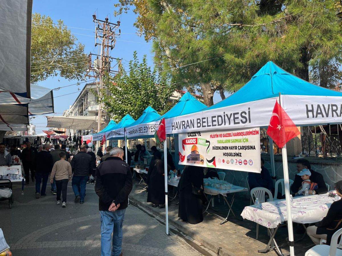 Balıkesir’in Havran ilçesinde, Filistin ve Gazze’deki kardeşlerimizin yaralarını sarmak amacıyla