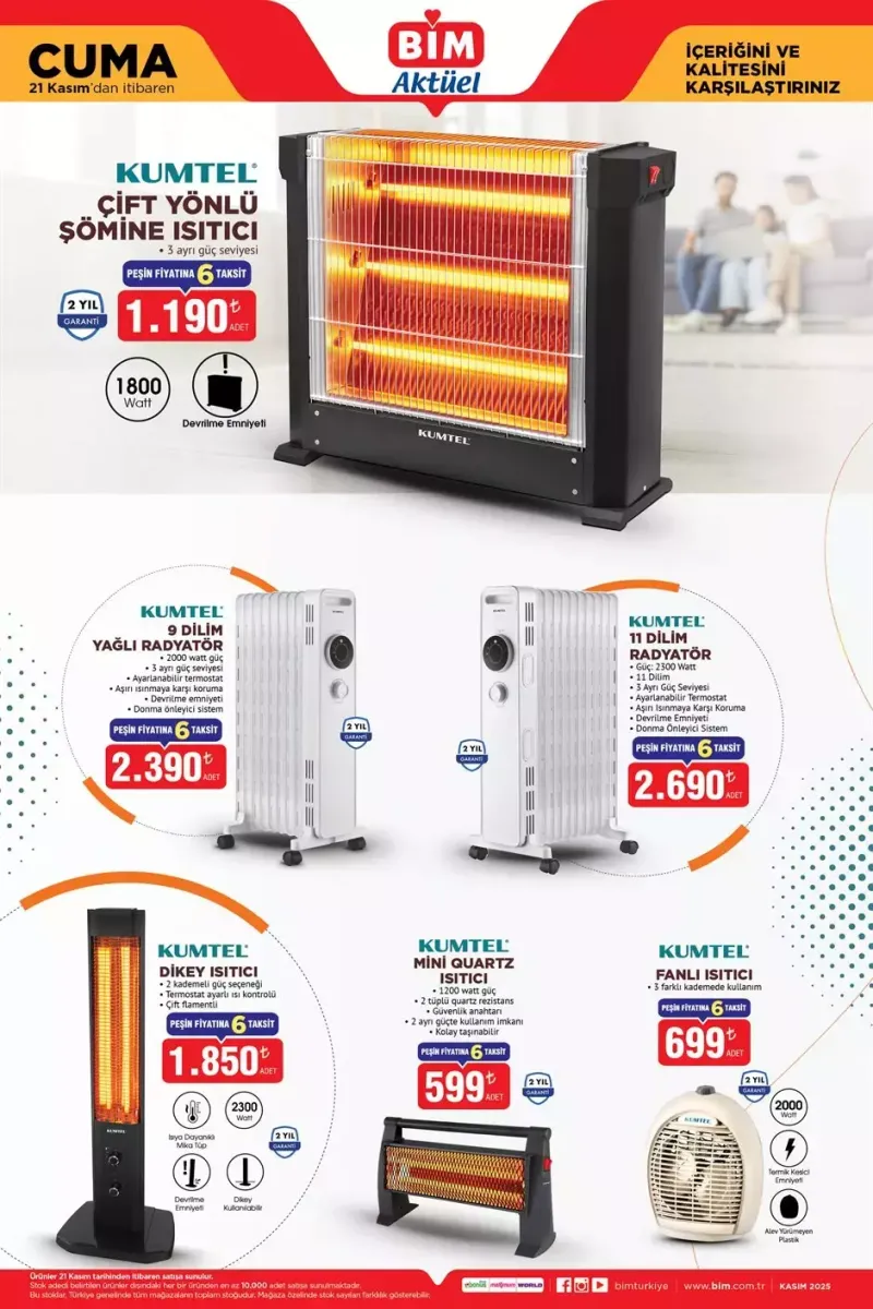 BİM’den Yılın Son Fırsat Çıkarması! 25-28 Kasım Kataloğunda Pasta Setinden Ev Elektroniğine Büyük İndirim 69202c1ef6450181b1a8278e - Marmara Bölge Gazetesi