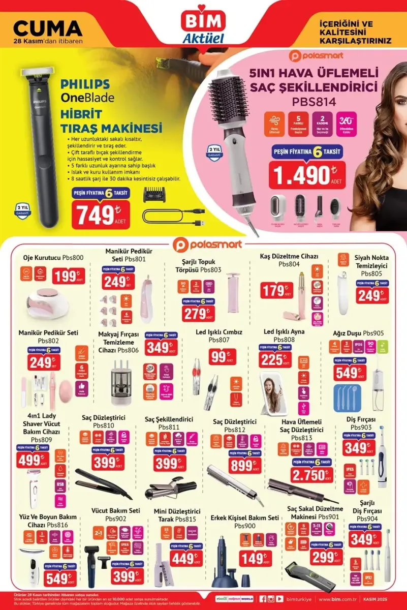 BİM’den Yılın Son Fırsat Çıkarması! 25-28 Kasım Kataloğunda Pasta Setinden Ev Elektroniğine Büyük İndirim 69202c1ff6450181b1a82798 - Marmara Bölge Gazetesi
