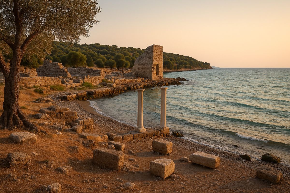 Kaz Dağları'nın eteklerinde, Edremit’e yalnızca yaklaşık 1 saat uzaklıkta yer