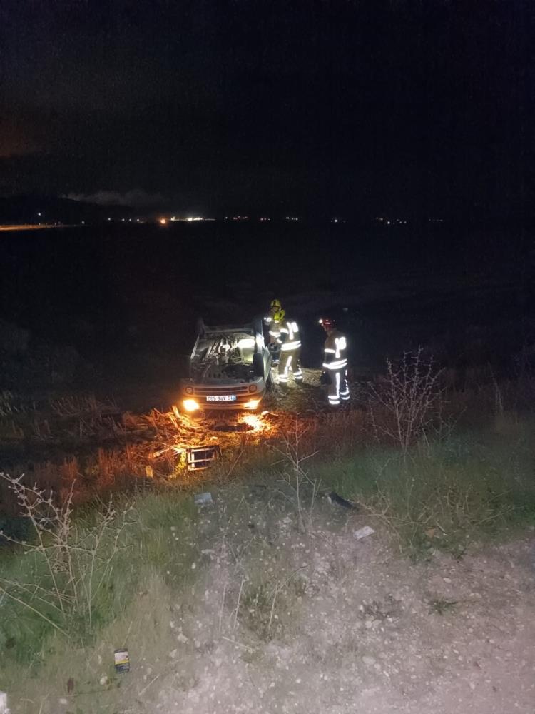 Gönen’de Araç Yoldan Çıkarak Savruldu! AW588578 02 - Marmara Bölge Gazetesi