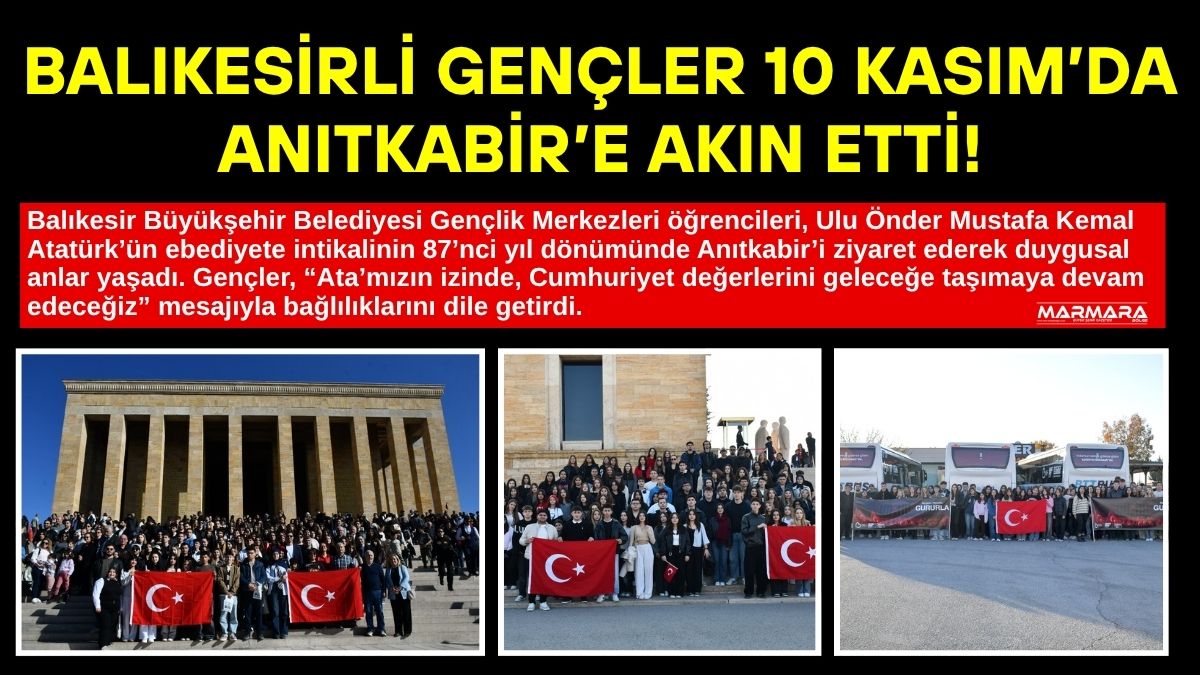 Balıkesir Büyükşehir Belediyesi Gençlik Merkezleri öğrencileri, Ulu Önder Mustafa Kemal