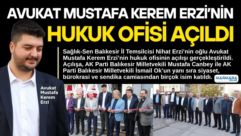 Sağlık-Sen Balıkesir İl Temsilcisi Nihat Erzi’nin oğlu Avukat Mustafa Kerem